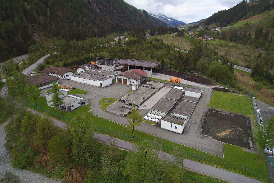 Das regionale Klärwerk des Abwasserverbandes Oberes Pustertal in Anras